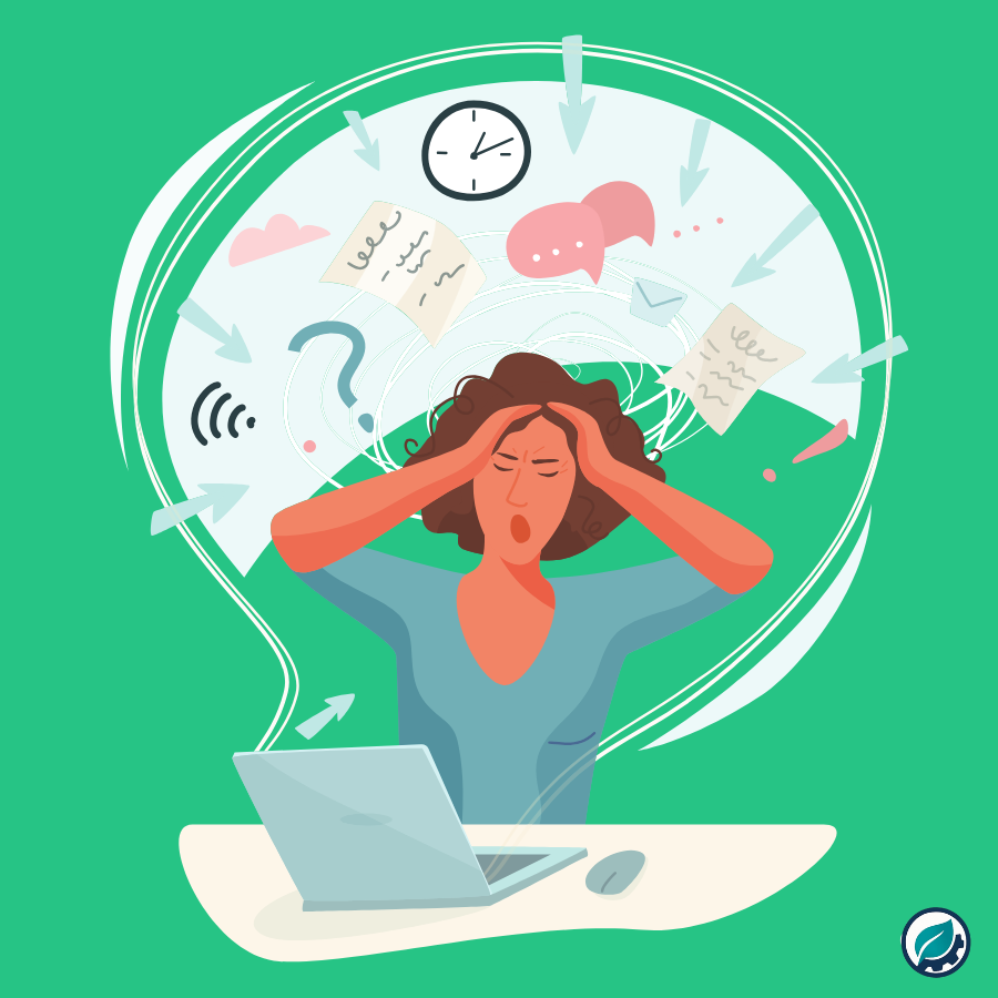 A sustainability professional overwhelmed by small business ESG requests